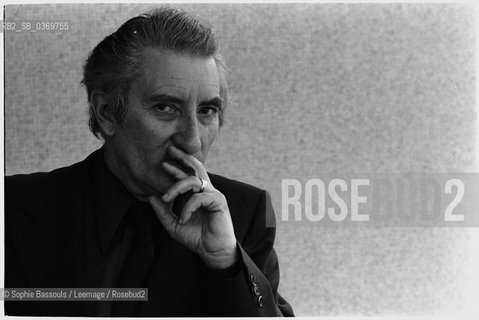 Portrait of Jean Duvignaud, le 1 avril 1976  ©Sophie Bassouls/Leemage/Rosebud2