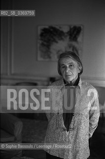 Portrait of Nathalie Sarraute, le 29 septembre 1976  ©Sophie Bassouls/Leemage/Rosebud2