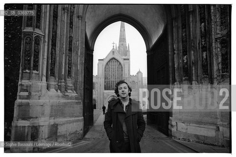 Portrait of Malcom Bradbury, le 9 decembre 1976, Norwich, Norfolk, England  ©Sophie Bassouls/Leemage/Rosebud2