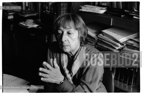 Portrait of Colette Audry, le 16 novembre 1976  ©Sophie Bassouls/Leemage/Rosebud2