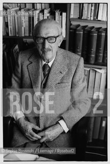 Portrait of Jules Moch, le 17 decembre 1976  ©Sophie Bassouls/Leemage/Rosebud2