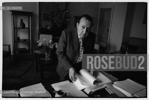 Portrait of Henri Amouroux, le 18 decembre 1976  ©Sophie Bassouls/Leemage/Rosebud2