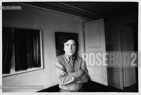 Portrait of Michel Ragon, le 9 fevrier 1977  ©Sophie Bassouls/Leemage/Rosebud2