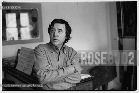 Portrait of Michel Ragon, le 9 fevrier 1977  ©Sophie Bassouls/Leemage/Rosebud2