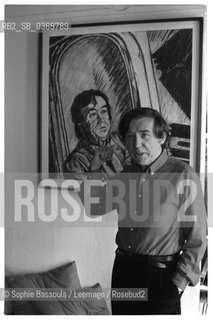 Portrait of Michel Ragon, le 9 fevrier 1977  ©Sophie Bassouls/Leemage/Rosebud2