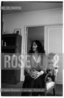 Portrait of Marie-Louise (Marie Louise) Audiberti, le 29 decembre 1976  ©Sophie Bassouls/Leemage/Rosebud2