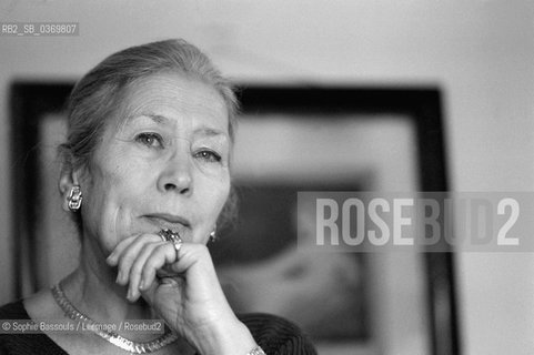 Portrait of Dominique Rollin, le 7 janvier 1982  ©Sophie Bassouls/Leemage/Rosebud2