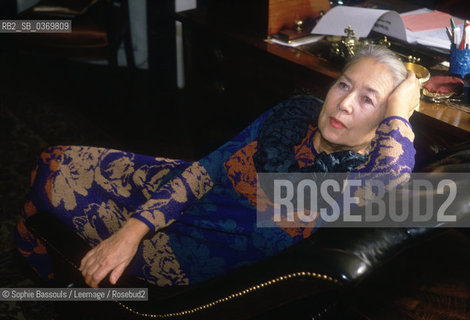 Portrait of Dominique Rollin, le 7 janvier 1982  ©Sophie Bassouls/Leemage/Rosebud2