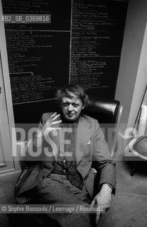 09 Feb 1977, France --- British writer Anthony Burgess (1917-1993). A large body of work (over 50 books). A Clockwork Orange (1962), his most famous novel was brought to the screen by Stanley Kubrick  ©Sophie Bassouls/Leemage/Rosebud2