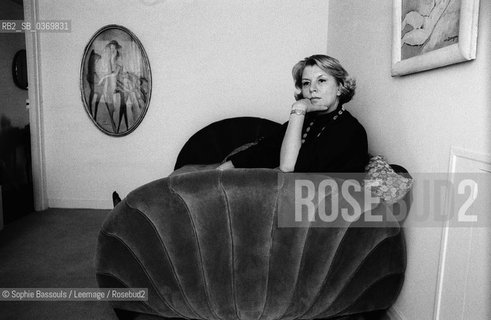 Portrait of Flora Groult (1924-2001), le 30 avril 1977  ©Sophie Bassouls/Leemage/Rosebud2