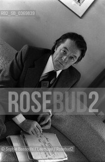 Portrait of Roland Dumas, le 14 fevrier 1977  ©Sophie Bassouls/Leemage/Rosebud2