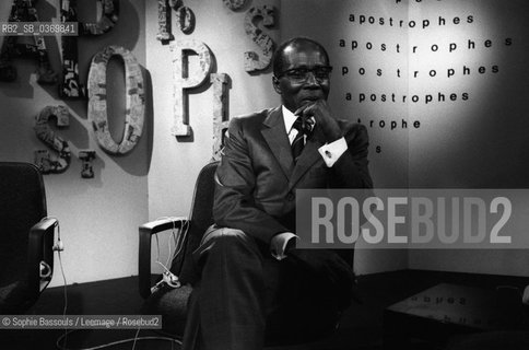 Portrait of Leopold-Sedar (Leopold Sedar) Senghor, le 27 juin 1977 emission apostrophe -  ©Sophie Bassouls/Leemage/Rosebud2