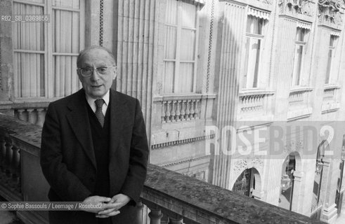 Portrait of Daniel Mayer, le 16 mars 1983  ©Sophie Bassouls/Leemage/Rosebud2