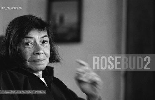 Portrait of Patricia Highsmith, le 25 mai 1976  ©Sophie Bassouls/Leemage/Rosebud2