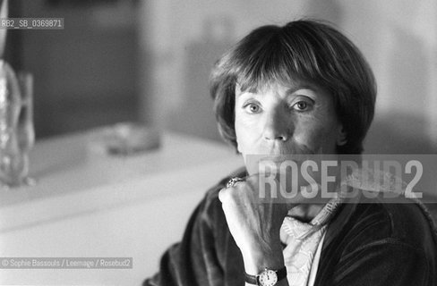 17 Dec 1980 --- Writer Benoite Groult  ©Sophie Bassouls/Leemage/Rosebud2