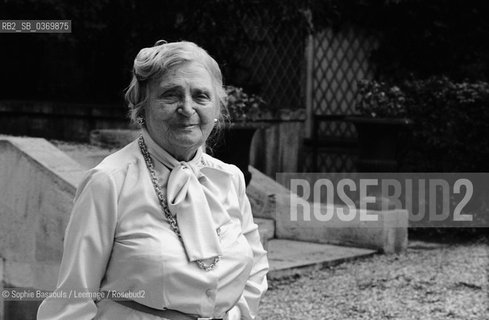 Portrait of Jeanne Galzy, le 9 juin 1976  ©Sophie Bassouls/Leemage/Rosebud2