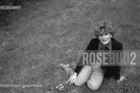 Portrait of Frederique Hebrard, le 17 septembre 1984  ©Sophie Bassouls/Leemage/Rosebud2