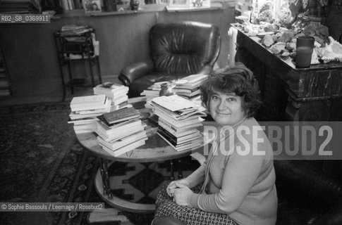 Portrait of Annie Kriegel, le 22 janvier 1983  ©Sophie Bassouls/Leemage/Rosebud2