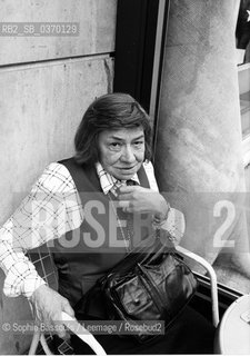 Patricia Highsmith, 6 avril 1988  ©Sophie Bassouls/Leemage/Rosebud2