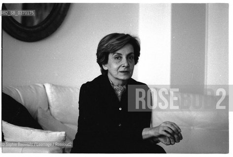 Portrait of Andree Chedid, le 11 mars 1976  ©Sophie Bassouls/Leemage/Rosebud2