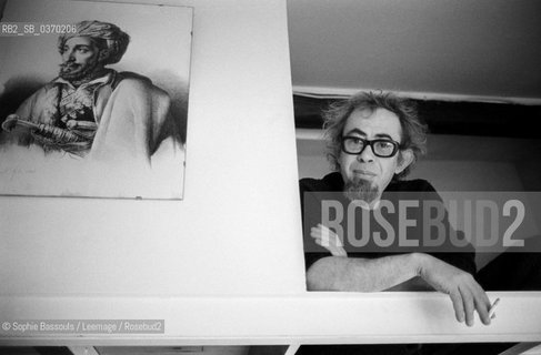 Portrait of Vassilis Alexakis le 4 mars 1985  ©Sophie Bassouls/Leemage/Rosebud2