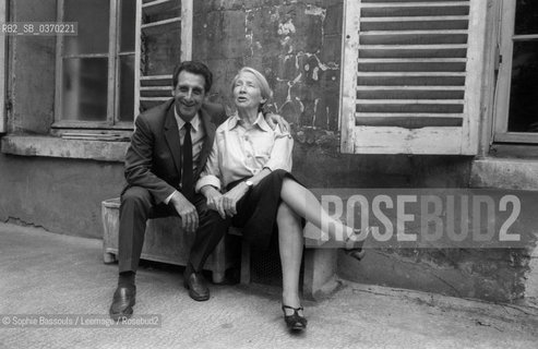 Portrait of   Jean Lacouture with His Wife Simone le 27 mai 1982  ©Sophie Bassouls/Leemage/Rosebud2