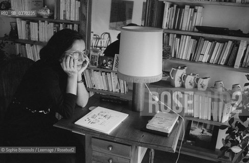 Portrait of Daniele Sallenave at Paris, le 10 septembre 1986  ©Sophie Bassouls/Leemage/Rosebud2