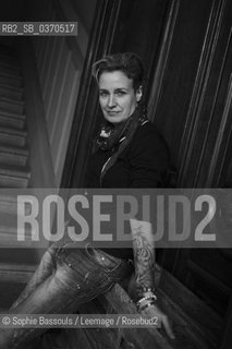 Portrait of Sonja Delzongle 02/04/2017  ©Sophie Bassouls/Leemage/Rosebud2