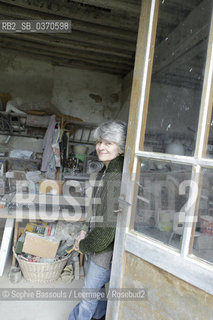 Portrait of Agnes Debizet dans son atelier - 05/02/2016  ©Sophie Bassouls/Leemage/Rosebud2