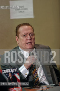 Larry Claxton Flynt Jr. (/flɪnt/; born November 1, 1942) is an American publisher and the president of Larry Flynt Publications (LFP). LFP mainly produces sexually graphic videos and magazines, most notably Hustler. Flynt has fought several prominent legal battles involving the First Amendment, and has unsuccessfully run for public office. He is paralyzed from the waist down due to injuries sustained in a 1978 murder attempt by serial killer Joseph Paul Franklin.[1] In 2003, Arena magazine listed him at No. 1 on the 50 Powerful People in Porn list. Bibliography[edit].Flynt, Larry and Ross, Kenneth An Unseemly Man: My Life As A Pornographer, Pundit And Social Outcast (1996) ISBN 0-7871-1143-0 ©Billy Tompkins/Rosebud2