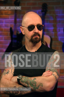 Robert John Arthur Halford (born 25 August 1951) is an English singer and songwriter, who is best known as the lead vocalist for the Grammy Award-winning heavy metal band Judas Priest and famed for his powerful wide-ranging voice. AllMusic says of Halford: There have been few vocalists in the history of heavy metal whose singing style has been as influential and instantly recognizable... ...able to effortlessly alternate between a throaty growl and an ear-splitting falsetto.[1] Halford was voted number 33 in the greatest voices in rock by Planet Rock listeners in 2009. ©Billy Tompkins/Rosebud2