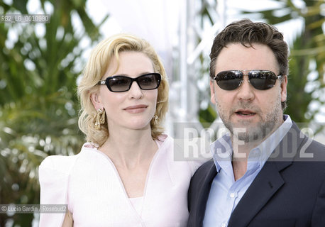 Cannes France, May, the 13th, 2010. Russel Crowe and Cate Blanchett at the Cannes International Film Festival for the premiere of Robin Hood, directed by Ridley Scott. ©Lucia Gardin/Rosebud2