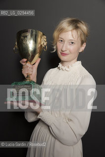 COPPA VOLPI.per la migliore interpretazione femminile a:.Alba Rohrwacher.nel film HUNGRY HEARTS di Saverio Costanzo (Italia) ©Lucia Gardin/Rosebud2
