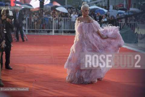 Lady Gaga, red carpet Venezia 75 ©Lucia Gardin/Rosebud2