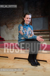 Danish writer Anne Cathrine Bomann presents her book,  L ora di Agathe, published by Iperborea during I Boreali Festival at Teatro Franco Parenti in Milan. La scrittrice danese  Anne Cathrine Bomann presenta il suo romanzo, L ora di Agathe, edito da Iperborea durante il Festival I Boreali a Milano ©Marina Leone/Rosebud2