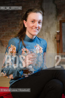 Danish writer Anne Cathrine Bomann presents her book,  L ora di Agathe, published by Iperborea during I Boreali Festival at Teatro Franco Parenti in Milan. La scrittrice danese  Anne Cathrine Bomann presenta il suo romanzo, L ora di Agathe, edito da Iperborea durante il Festival I Boreali a Milano ©Marina Leone/Rosebud2