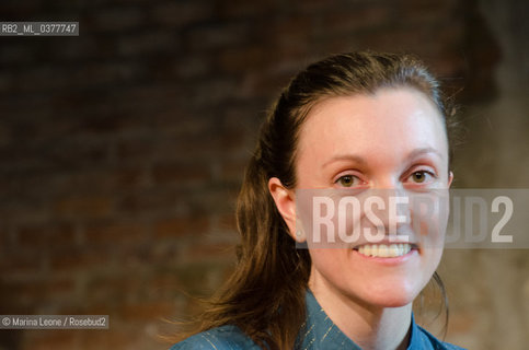 Danish writer Anne Cathrine Bomann presents her book,  L ora di Agathe, published by Iperborea during I Boreali Festival at Teatro Franco Parenti in Milan. La scrittrice danese  Anne Cathrine Bomann presenta il suo romanzo, L ora di Agathe, edito da Iperborea durante il Festival I Boreali a Milano ©Marina Leone/Rosebud2