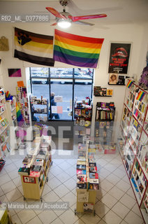 Antigone bookshop. Atigone is a lgbit*q bookstore in Milano. March 4th, 2019 La libreria Antigone, Antigone è specializzata in tematiche lgbit*q  e femministe. Milano, 4 Marzo 2019 ©Marina Leone/Rosebud2