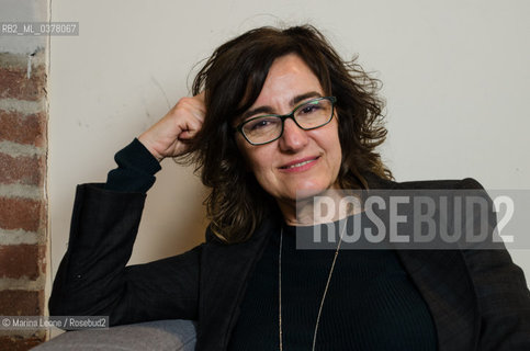 Angela di Biaso, direttrice commericiale di Messaggerie libri, in posa a Bookpride. Milano, 15 Marzo 2019. Angela Di Biaso, commercial headchief of Messaggerie Libri, at Bookpride, Milan, March 15th, 2019