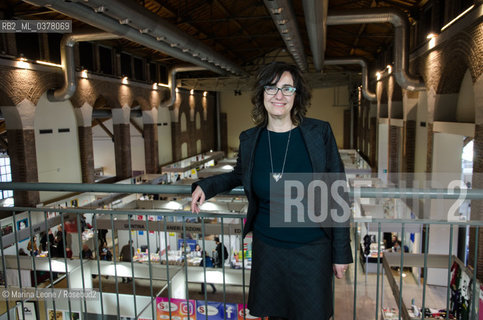 Angela di Biaso, direttrice commericiale di Messaggerie libri, in posa a Bookpride. Milano, 15 Marzo 2019. Angela Di Biaso, commercial headchief of Messaggerie Libri, at Bookpride, Milan, March 15th, 2019