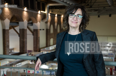 Angela di Biaso, direttrice commericiale di Messaggerie libri, in posa a Bookpride. Milano, 15 Marzo 2019. Angela Di Biaso, commercial headchief of Messaggerie Libri, at Bookpride, Milan, March 15th, 2019