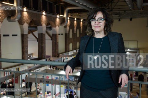 Angela di Biaso, direttrice commericiale di Messaggerie libri, in posa a Bookpride. Milano, 15 Marzo 2019. Angela Di Biaso, commercial headchief of Messaggerie Libri, at Bookpride, Milan, March 15th, 2019