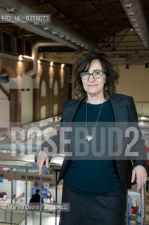 Angela di Biaso, direttrice commericiale di Messaggerie libri, in posa a Bookpride. Milano, 15 Marzo 2019. Angela Di Biaso, commercial headchief of Messaggerie Libri, at Bookpride, Milan, March 15th, 2019