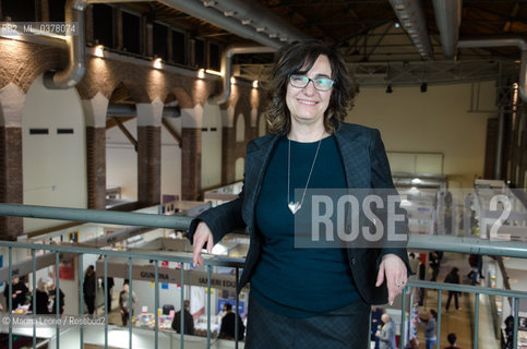 Angela di Biaso, direttrice commericiale di Messaggerie libri, in posa a Bookpride. Milano, 15 Marzo 2019. Angela Di Biaso, commercial headchief of Messaggerie Libri, at Bookpride, Milan, March 15th, 2019