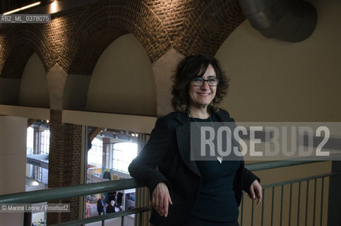 Angela di Biaso, direttrice commericiale di Messaggerie libri, in posa a Bookpride. Milano, 15 Marzo 2019. Angela Di Biaso, commercial headchief of Messaggerie Libri, at Bookpride, Milan, March 15th, 2019