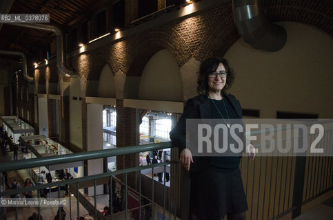 Angela di Biaso, direttrice commericiale di Messaggerie libri, in posa a Bookpride. Milano, 15 Marzo 2019. Angela Di Biaso, commercial headchief of Messaggerie Libri, at Bookpride, Milan, March 15th, 2019