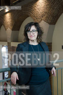 Angela di Biaso, direttrice commericiale di Messaggerie libri, in posa a Bookpride. Milano, 15 Marzo 2019. Angela Di Biaso, commercial headchief of Messaggerie Libri, at Bookpride, Milan, March 15th, 2019