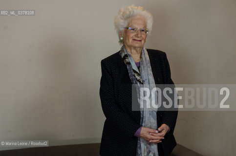 Italian senator and Shoah survivor Liliana Segre at Bookpride. Milan, March 16th, 2019. La senatrice e sopravvissuta della Shoah Liliana Segre a Bookpride. Milano, 16 marzo 2019 ©Marina Leone/Rosebud2