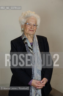 Italian senator and Shoah survivor Liliana Segre at Bookpride. Milan, March 16th, 2019. La senatrice e sopravvissuta della Shoah Liliana Segre a Bookpride. Milano, 16 marzo 2019 ©Marina Leone/Rosebud2