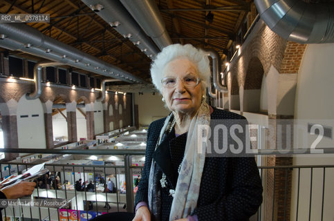 Italian senator and Shoah survivor Liliana Segre at Bookpride. Milan, March 16th, 2019. La senatrice e sopravvissuta della Shoah Liliana Segre a Bookpride. Milano, 16 marzo 2019 ©Marina Leone/Rosebud2